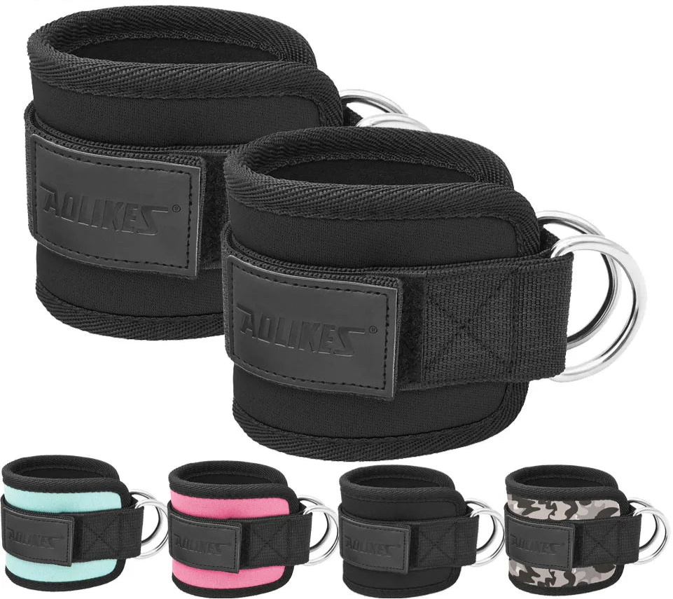 🍑 Straps | Glúteos | Ajustables |Tobillos | Máquina de Cables 🏋🏼‍♀️